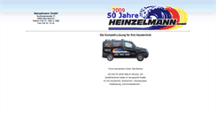 Desktop Screenshot of heinzelmann-hls.de